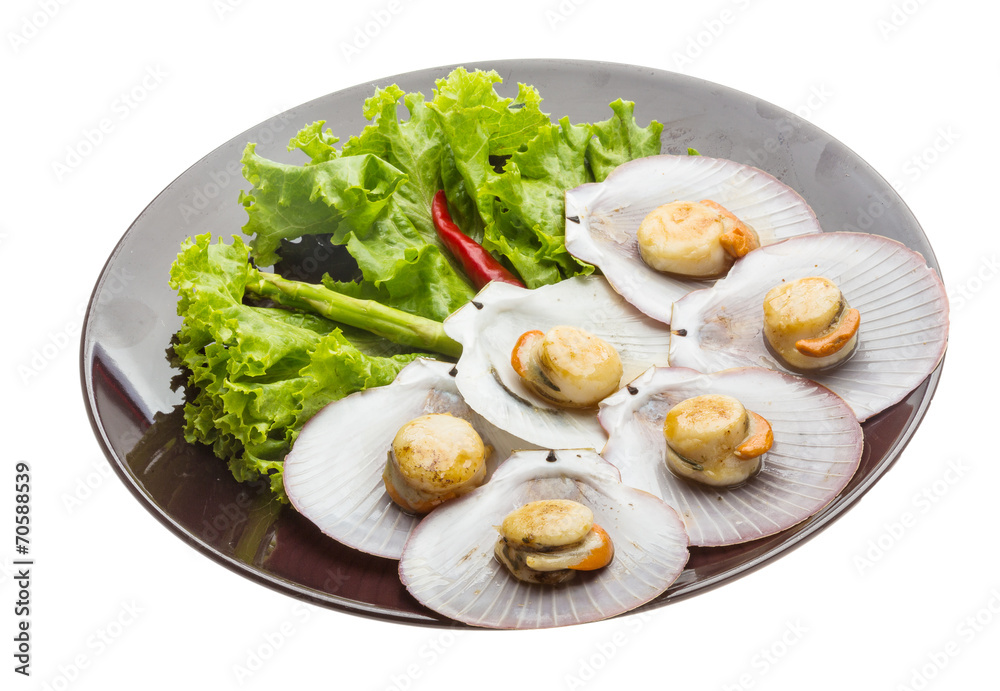 Grilled scallops Grilled scallops