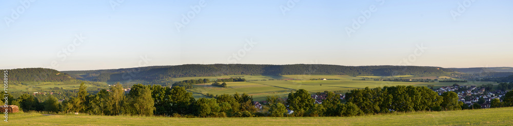 Panorama im Saaletal bei Hammelburg