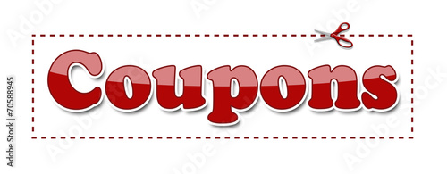 Coupons Red Scissors