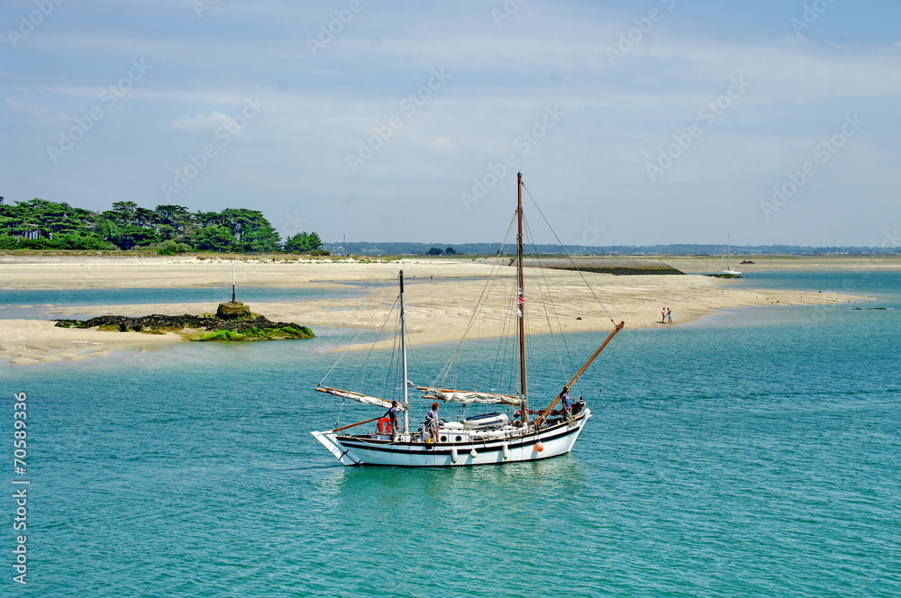 Fototapeta premium presqu'ile de pen -bron