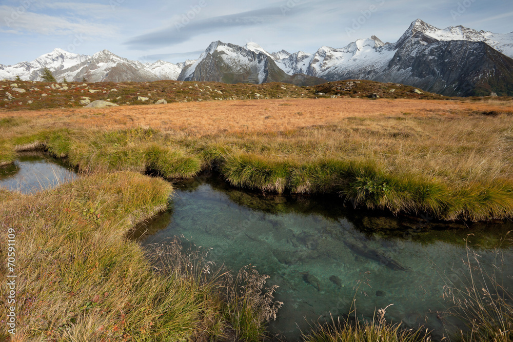 Fall in the Alps
