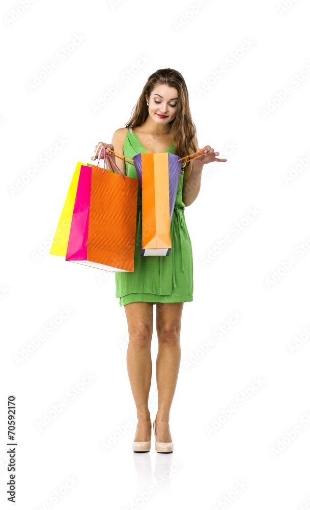 Woman shopping