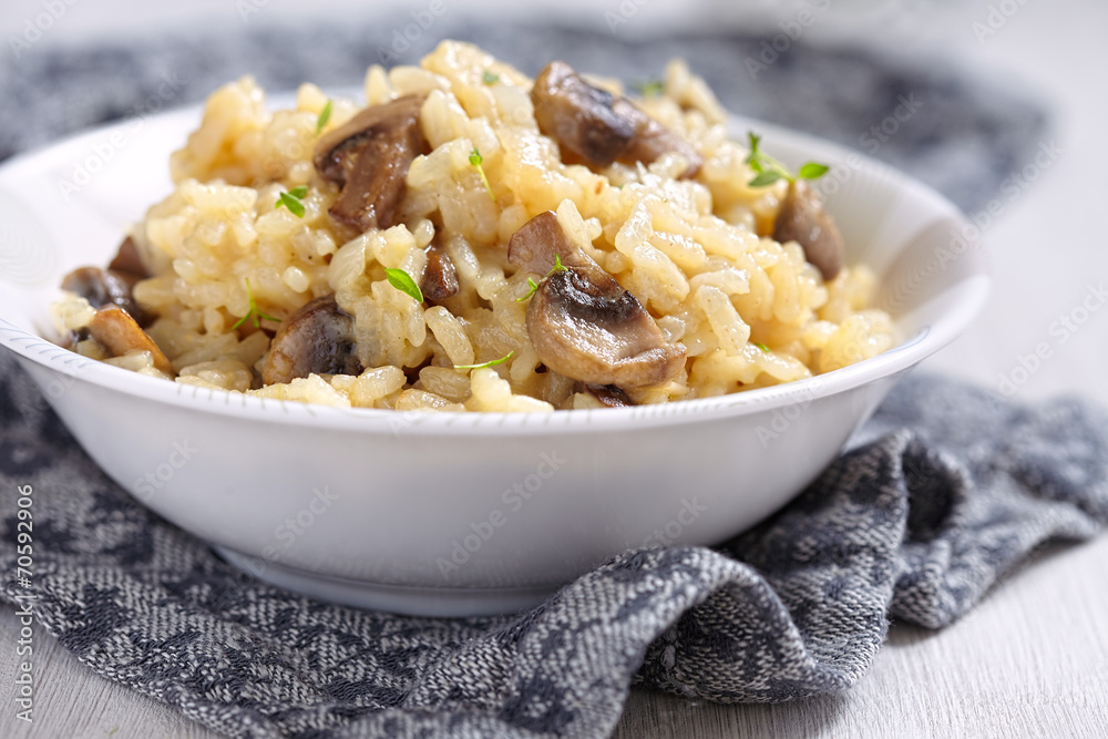 Mushroom risotto Mushroom risotto