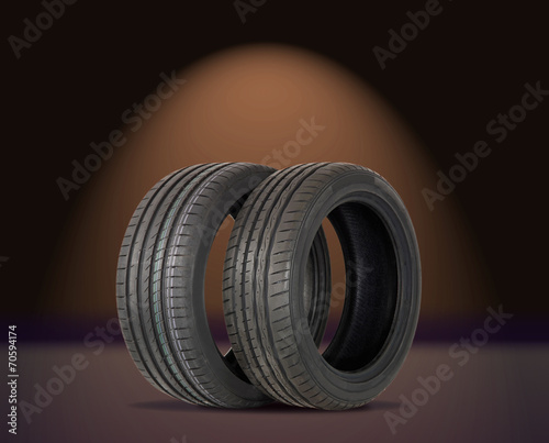 two summer sports tire photo