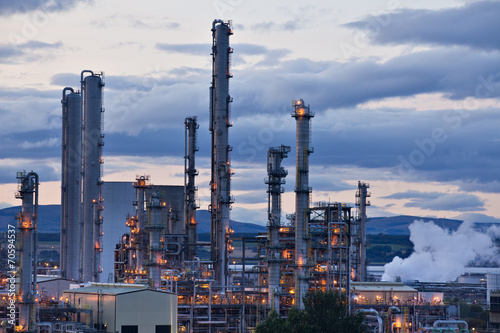 Grangemouth oil refinery complex