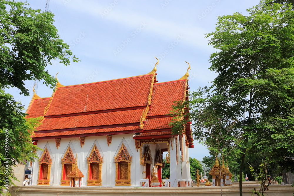 Temple at Wat Uthai, Uthai, Ayutthaya
