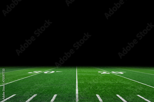 Football field with copy space photo