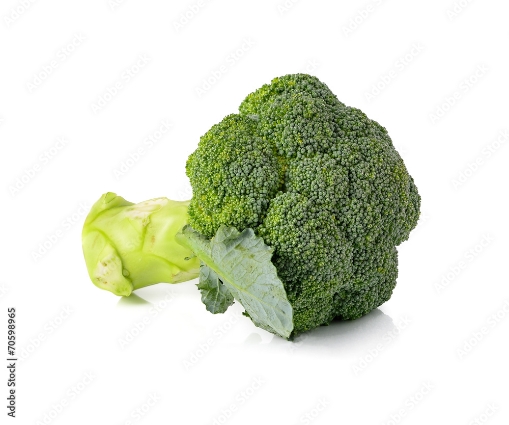 Broccoli vegetable isolated on white background