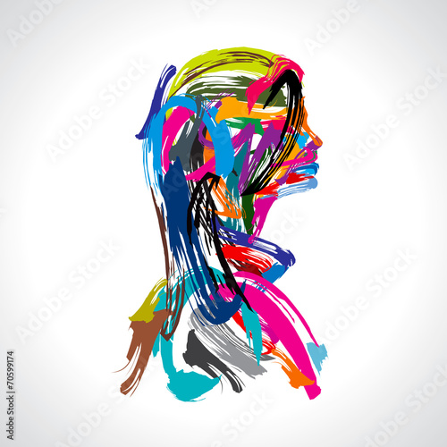 artistic portrait of lady