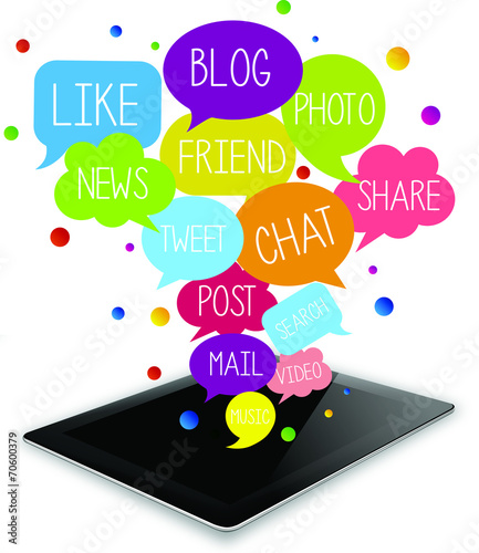 Tablet, App, Social Media