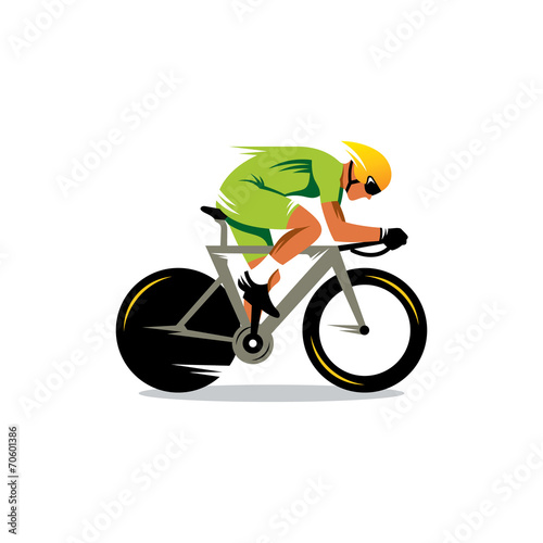 Bike track racing vector sign