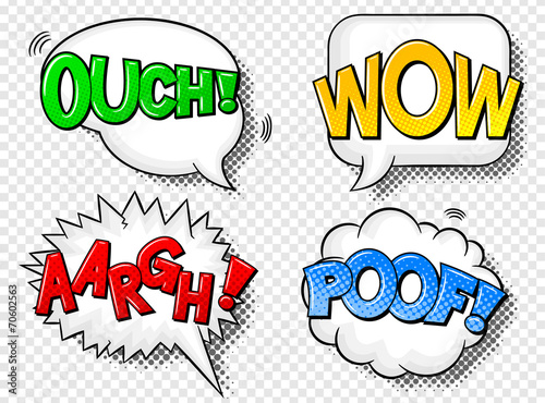 Comic Sprechblasen