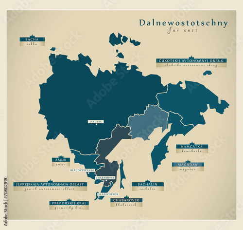 Modern Map - Dalnewostotschny RU