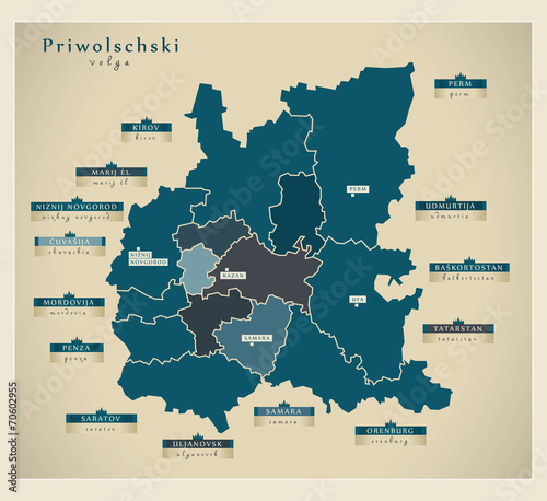 Modern Map - Priwolschski RU