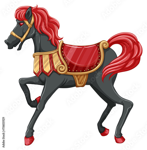 A horse