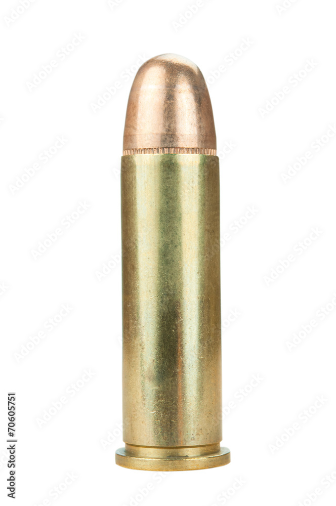 9mm bullet isolated on white with clipping path. 9mm bullet isolated on white with clipping path.