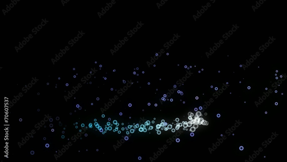 bouncing circle particles