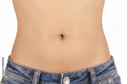 Junge Frau, Bauch, Detail photo