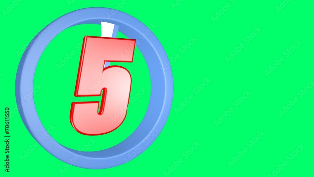 3D render countdown 3D render countdown