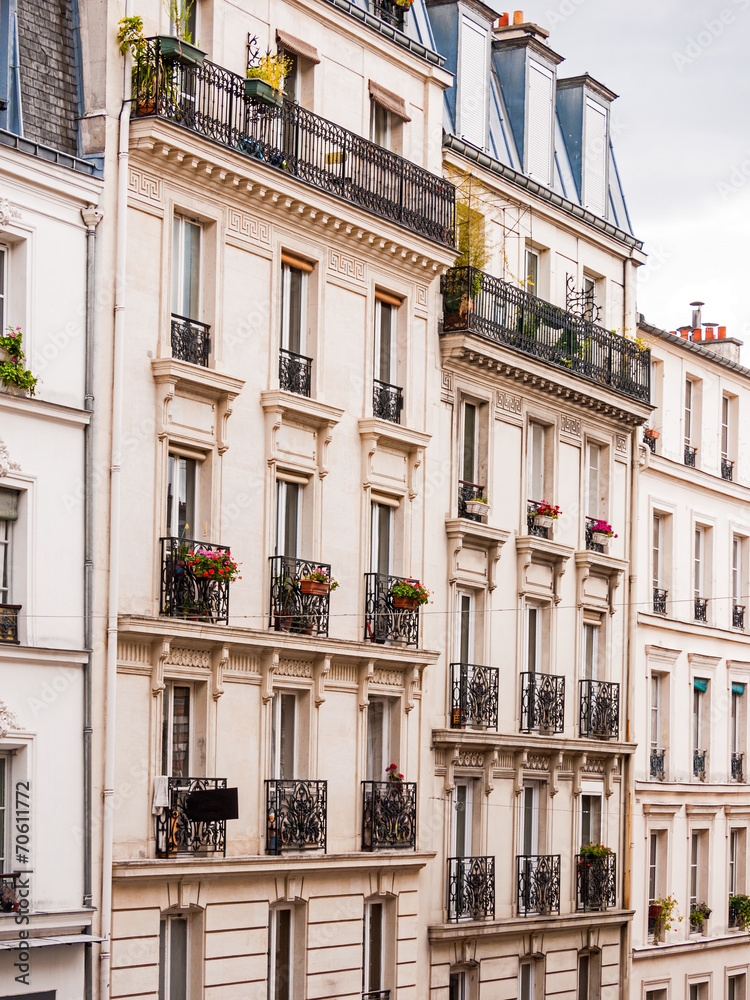 Pariser Häuserfassaden