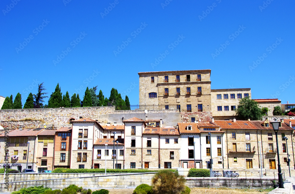 buildings in Old town of Salamanca