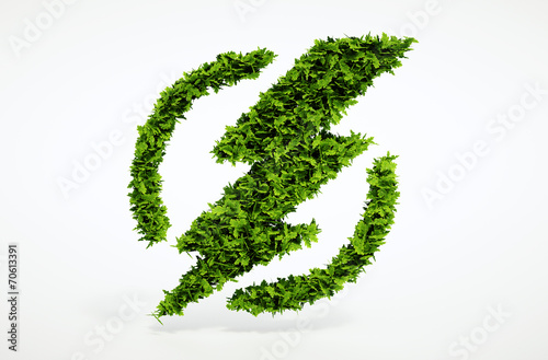 Ecology flash symbol