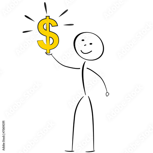 Vector dollar sign concept