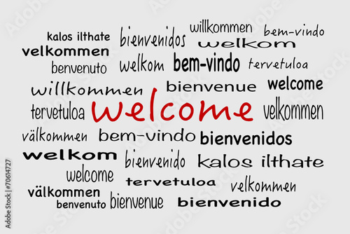 welcome tag cloud photo