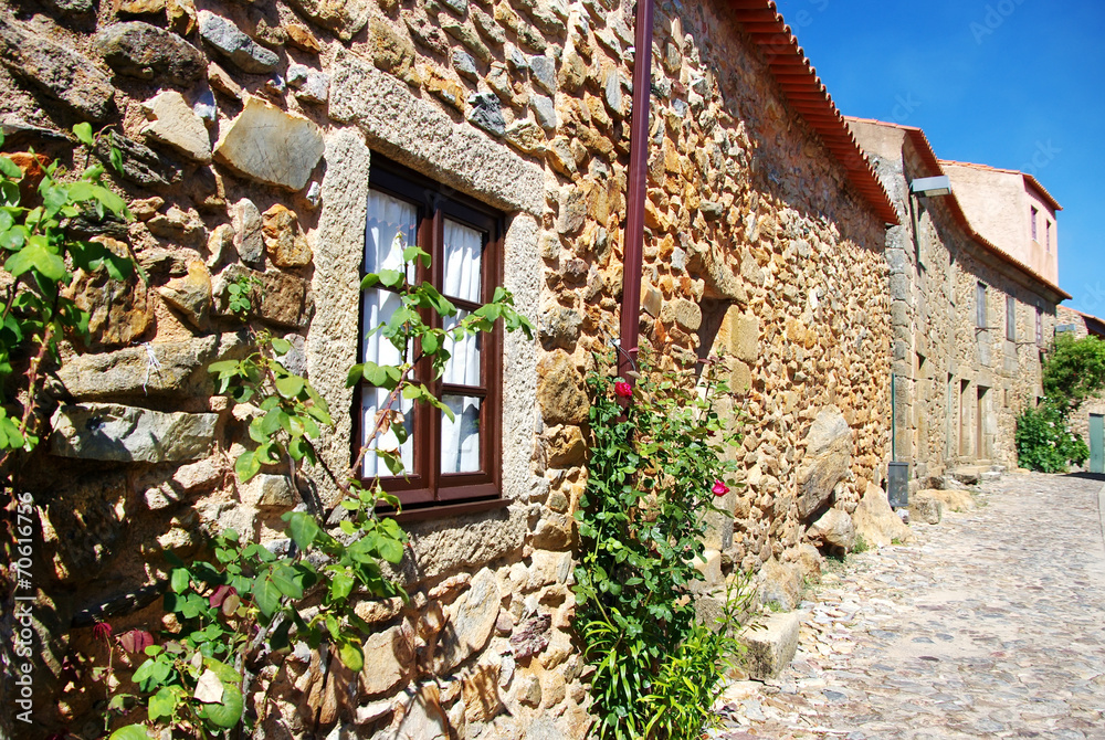 Street of old village, Castelo Rodrigo, Portugal