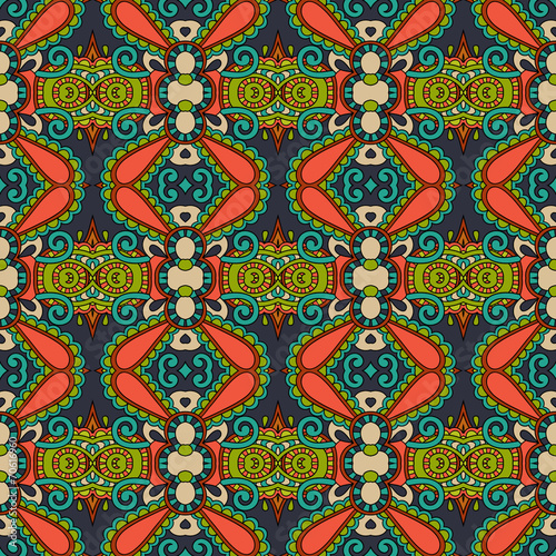 seamless geometry vintage pattern, ethnic style ornamental backg