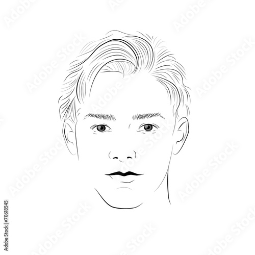Mens Haircut Trends in B&W