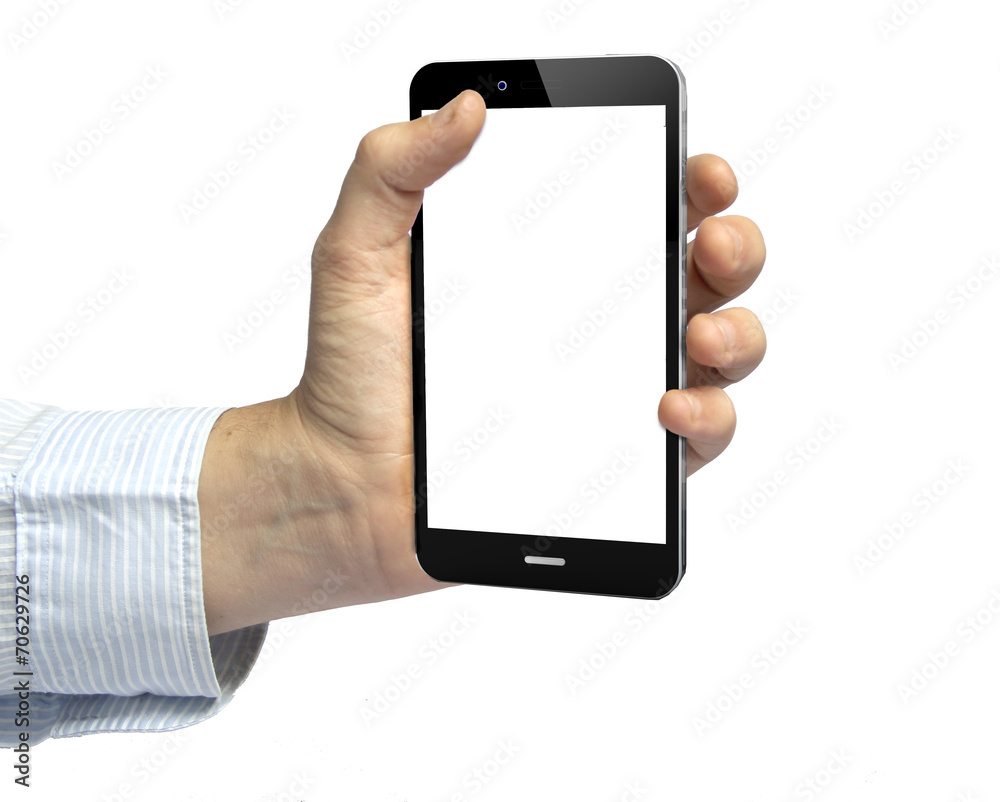 holding a smartphone holding a smartphone