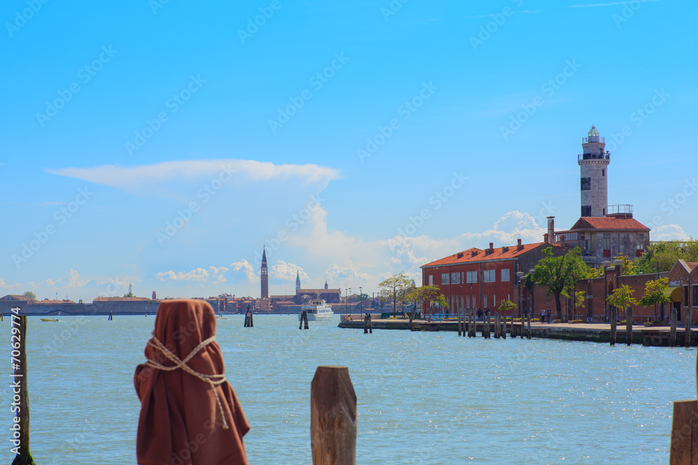 Naklejka premium Lighthouse, Murano island