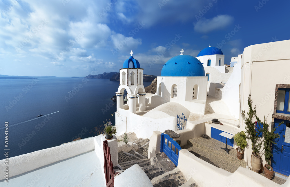 île de Santorin Cyclades Grèce Villade de Oia