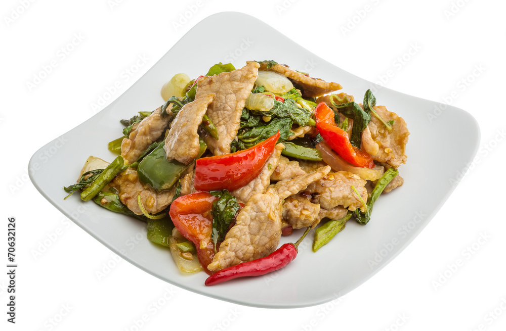 Pork with vegetables Pork with vegetables