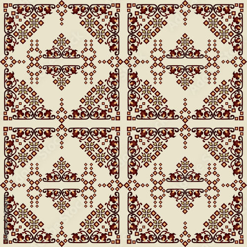oriental style seamless pattern vector eleven
