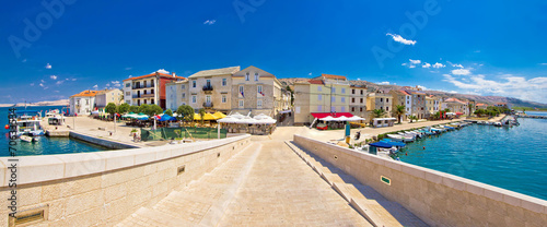 Island town of Pag panorama
