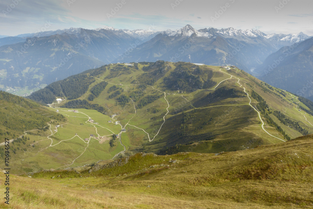 Bergstraßen in den Alpen