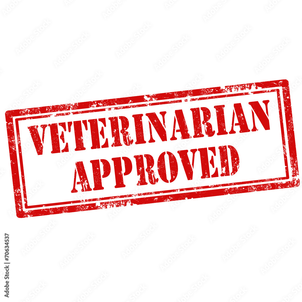 Veterinarian Approvedstamp Stock Vector Adobe Stock