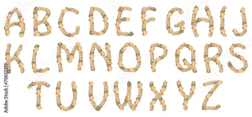 shell alphabet