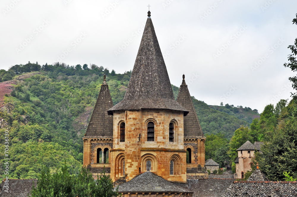 L'Abbazia di Conques, Aveyron - Francia