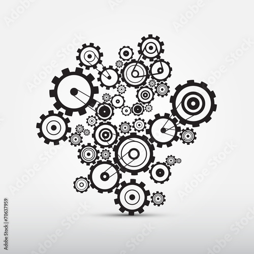 Vector Cogs - Gears Illustration