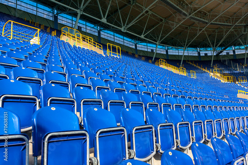 Seats on stadium