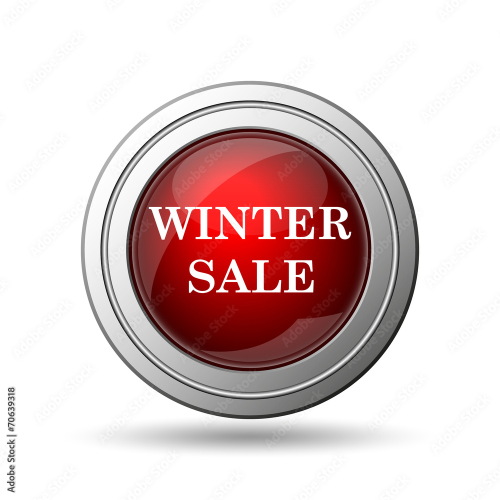 Winter sale icon