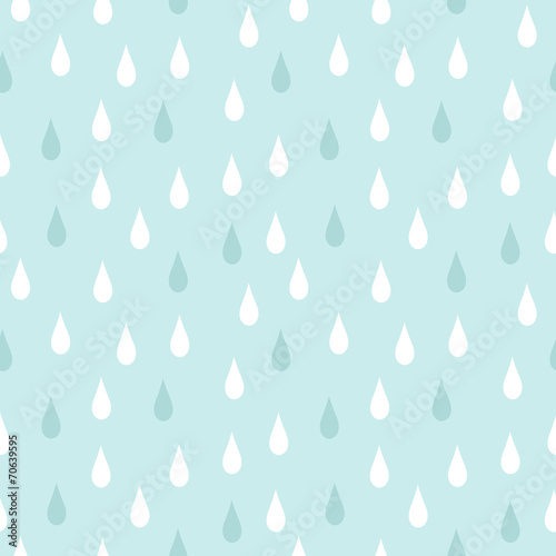 Rain seamless pattern