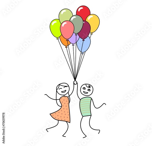 Enfants et ballons