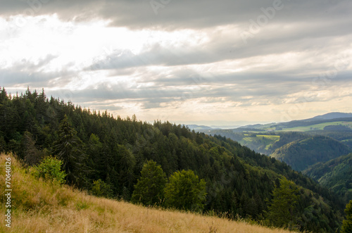 Sonnenstrahlen am Schwarzwald