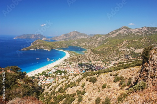 View of the Oludeniz beach, Turkey © milda79