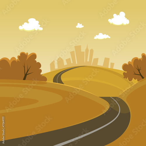 Road to the city
