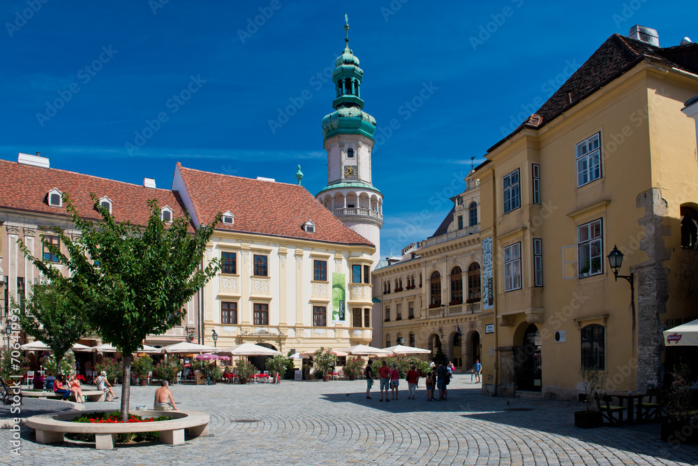 Main square in Sopron